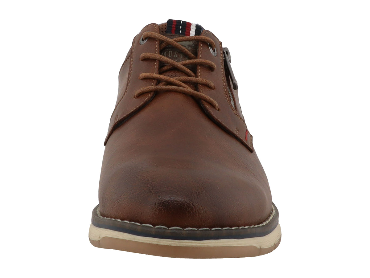 Mustang 26M003100400 Brown Lace Shoes with Zip