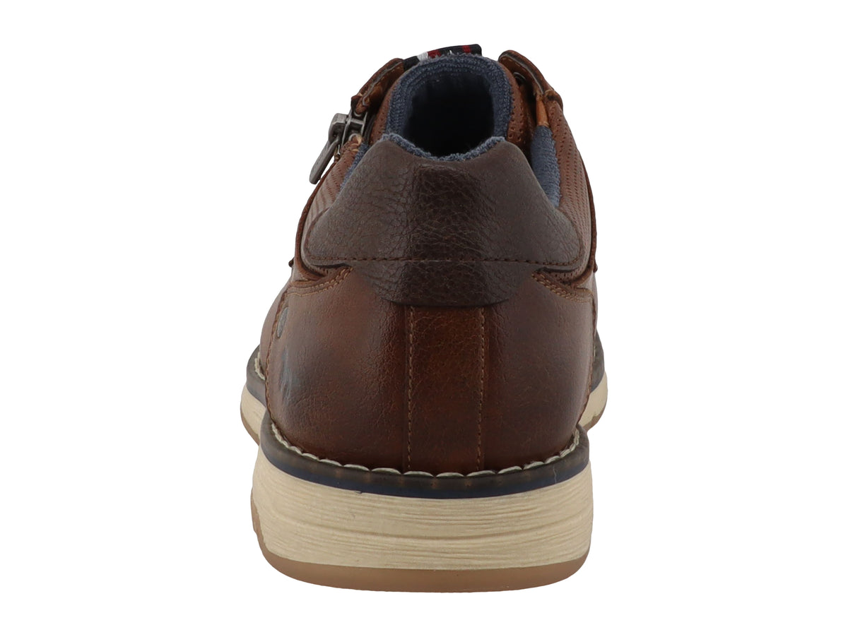 Mustang 26M003100400 Brown Lace Shoes with Zip