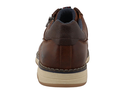 Mustang 26M003100400 Brown Lace Shoes with Zip