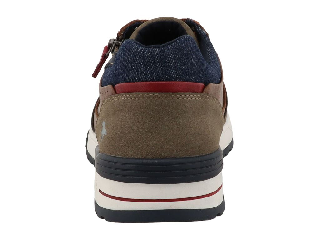 Mustang 26M0281003 Cognac Tan Shoes with Zip