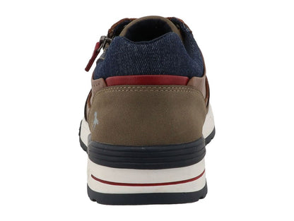 Mustang 26M0281003 Cognac Tan Shoes with Zip