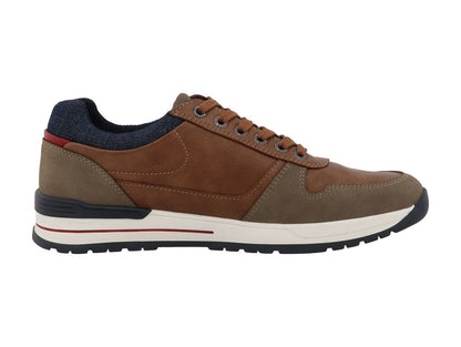 Mustang 26M0281003 Cognac Tan Shoes with Zip