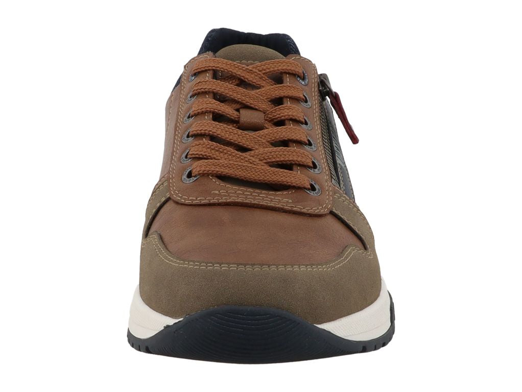 Mustang 26M0281003 Cognac Tan Shoes with Zip