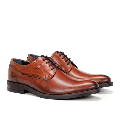 Fluchos F1626 Cuero Tan Lace Shoes