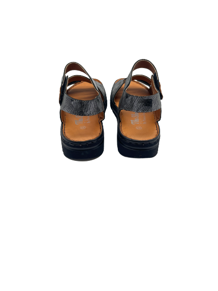 The Shoe Parlour by Phelans Shoes 284-55 Gogow Black Multi Velcro Sandals