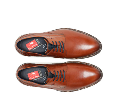 Fluchos F1626 Cuero Tan Lace Shoes