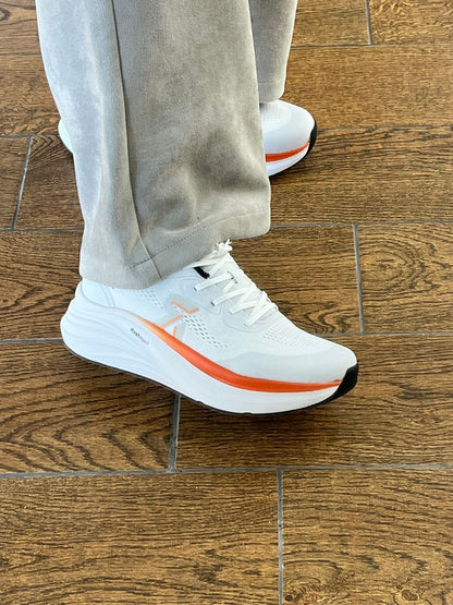 Rieker W4102-80 White & Orange G Fit Sneakers