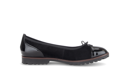 Gabor 3007.01.007 Black Slip On Pumps
