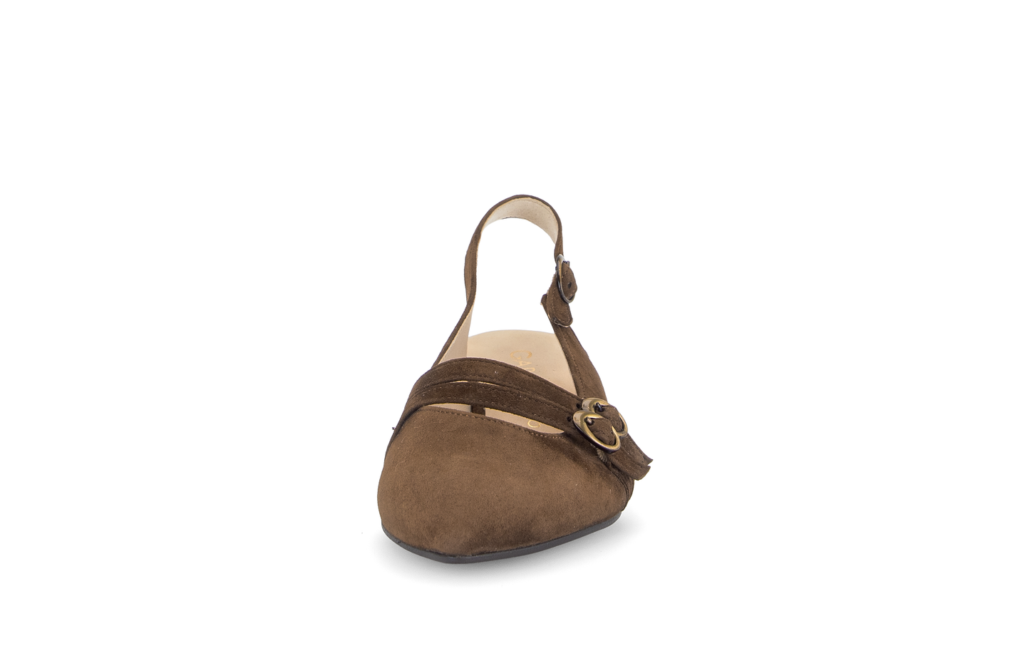 Gabor Comfort 3017.02.002 Cacao Brown Suede G Fit Slingback Heels