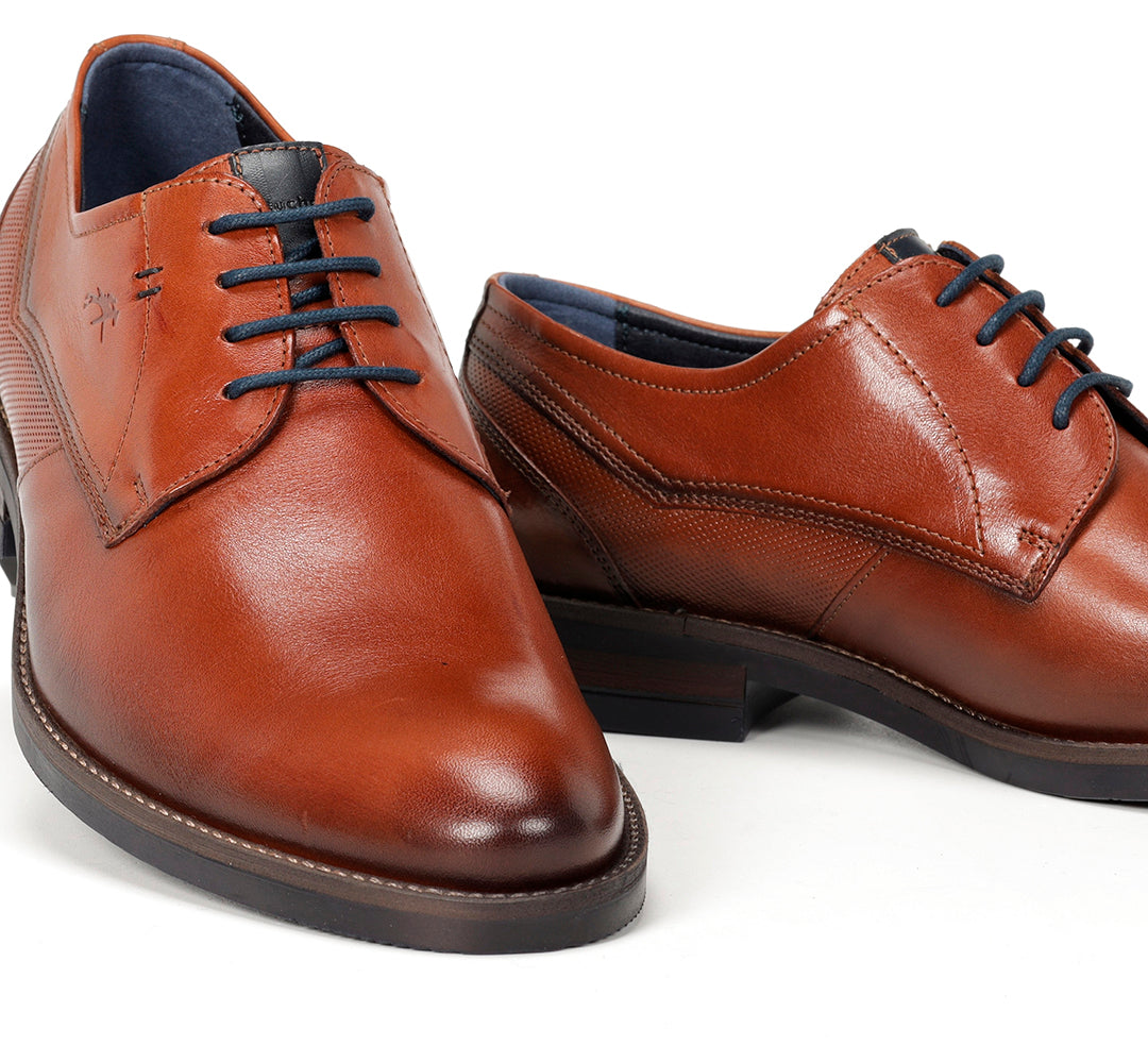 Fluchos F1626 Cuero Tan Lace Shoes