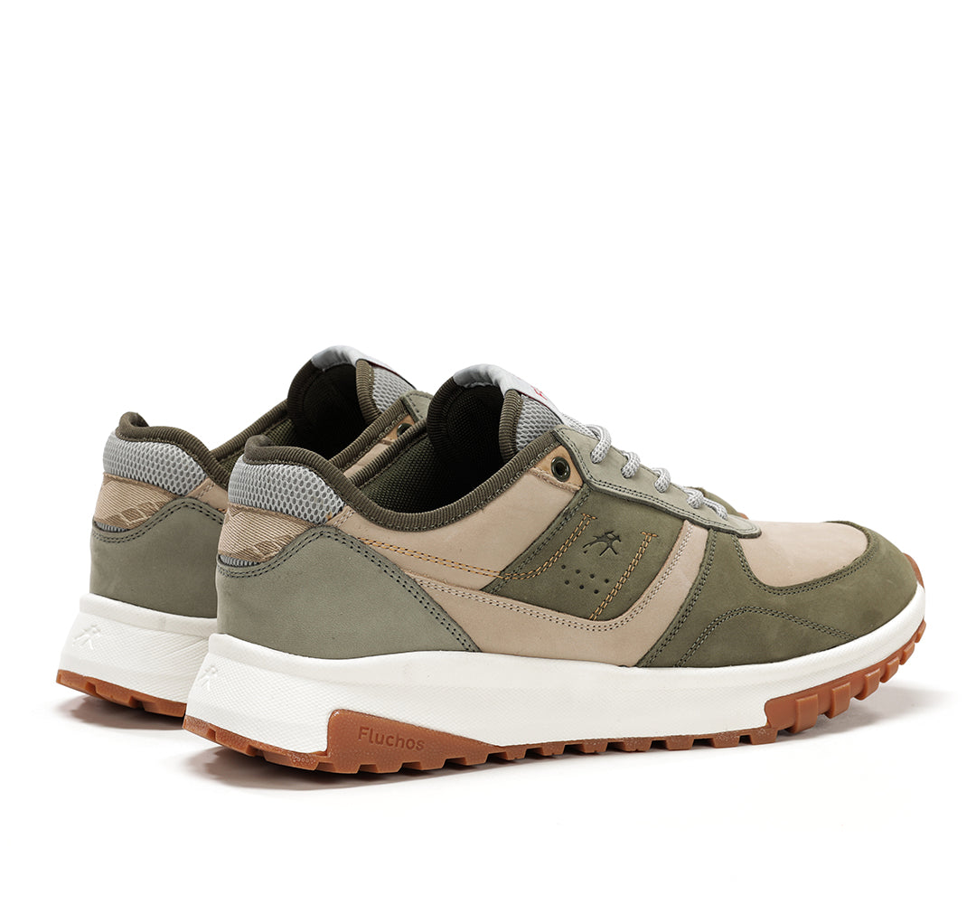 Fluchos F2012 Khaki Combi Lace Sneakers