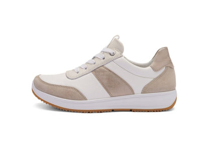 Ara 12-25532 08 Osaka 3.0 H Fit White & Beige Trainers
