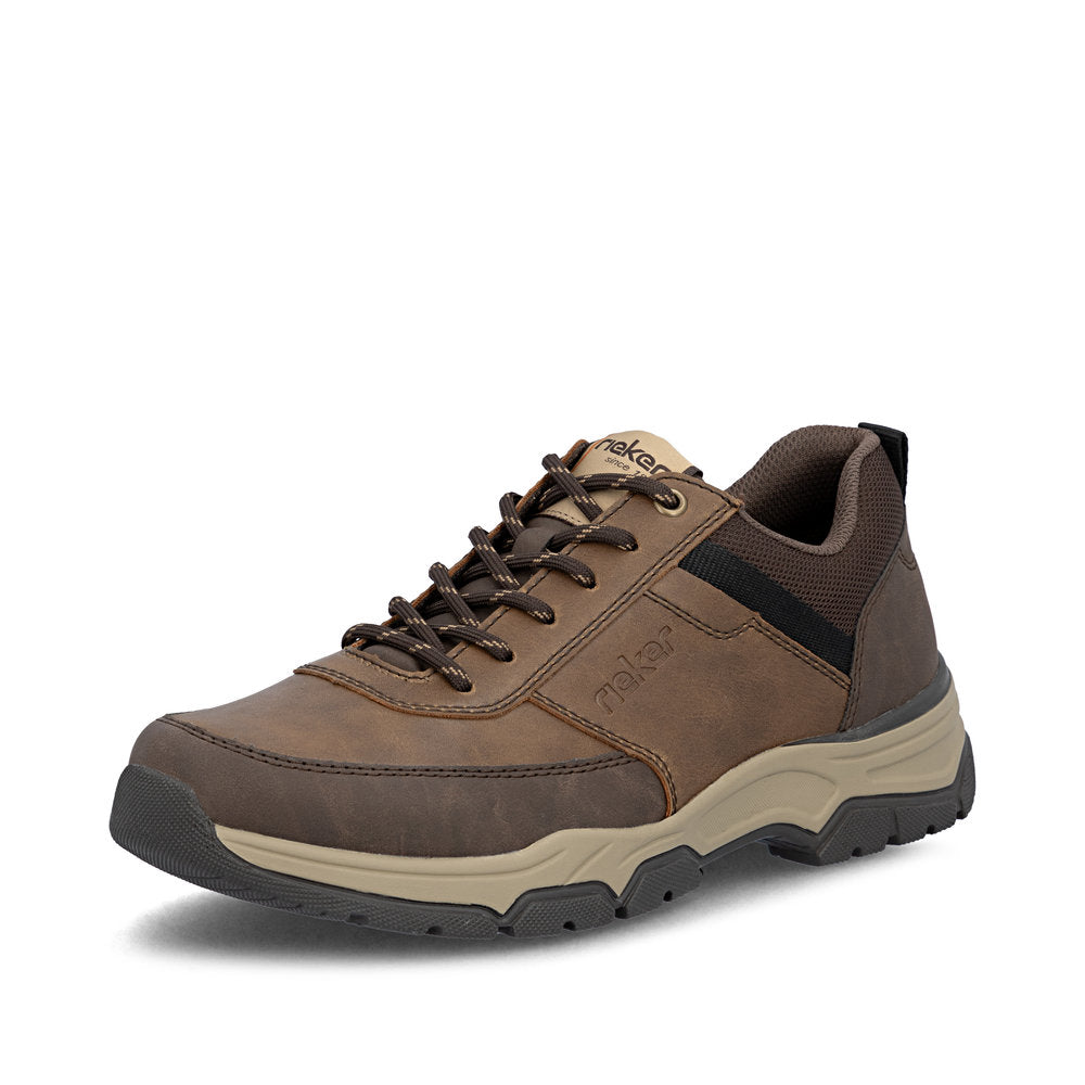 Rieker 31205-22 Brown Combi H Fit Lace Shoes