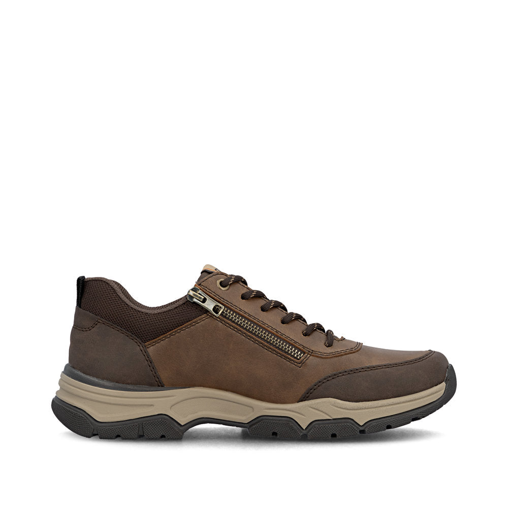 Rieker 31205-22 Brown Combi H Fit Lace Shoes