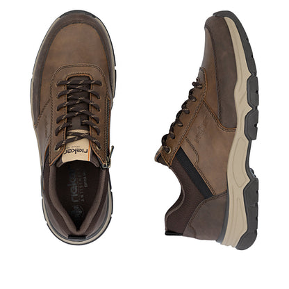 Rieker 31205-22 Brown Combi H Fit Lace Shoes