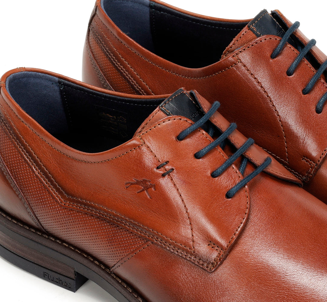 Fluchos F1626 Cuero Tan Lace Shoes