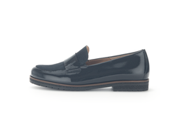 Gabor 32.042.36 Comfort G Fit Navy Slip On Loafers