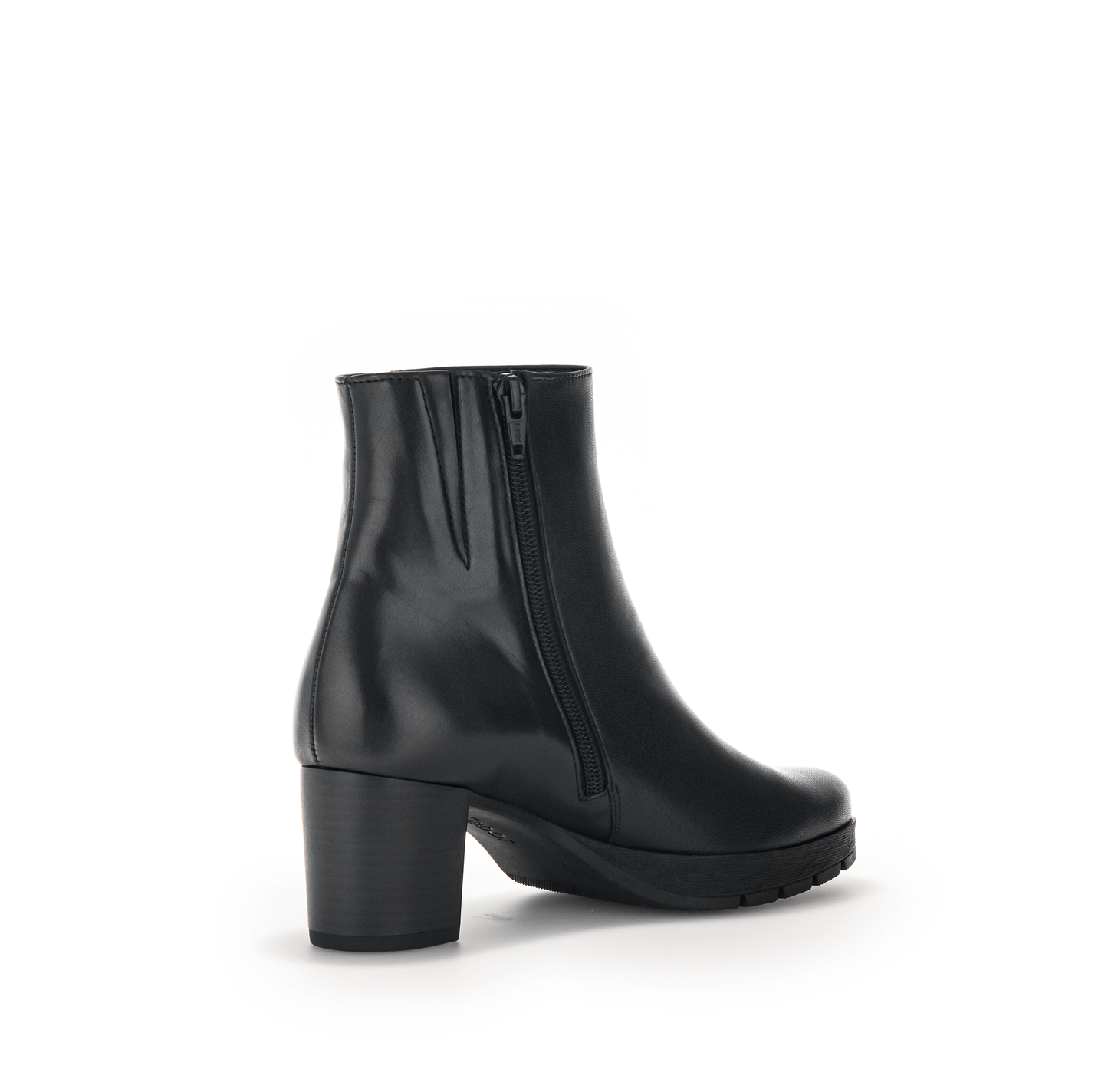 Gabor 32.071.57 Comfort Black Block Heel Ankle Boots