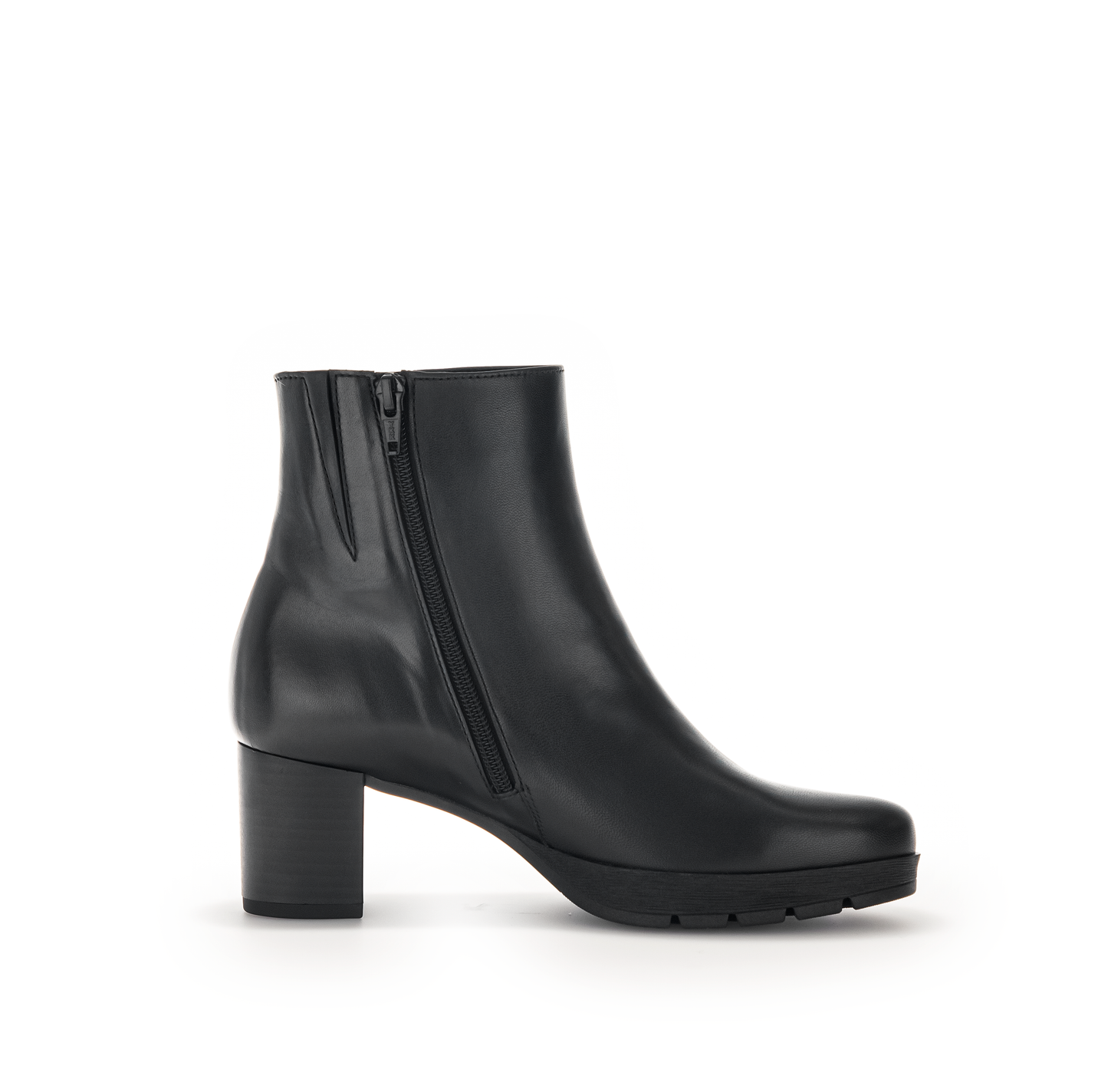 Gabor 32.071.57 Comfort Black Block Heel Ankle Boots