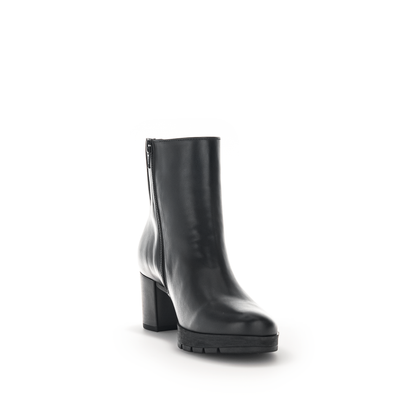 Gabor 32.071.57 Comfort Black Block Heel Ankle Boots