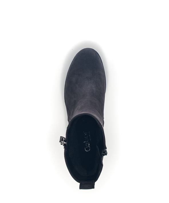 Gabor 32.073.40 Comfort Grey Nubuck Ankle Boots