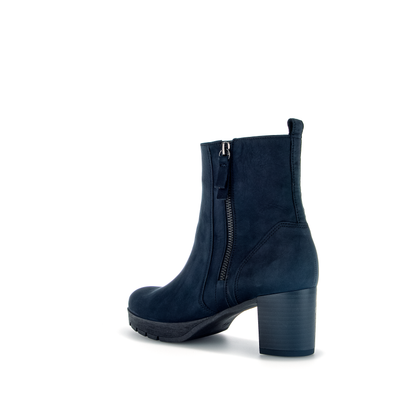 Gabor 32.073.46 Comfort Navy Suede Ankle Boots