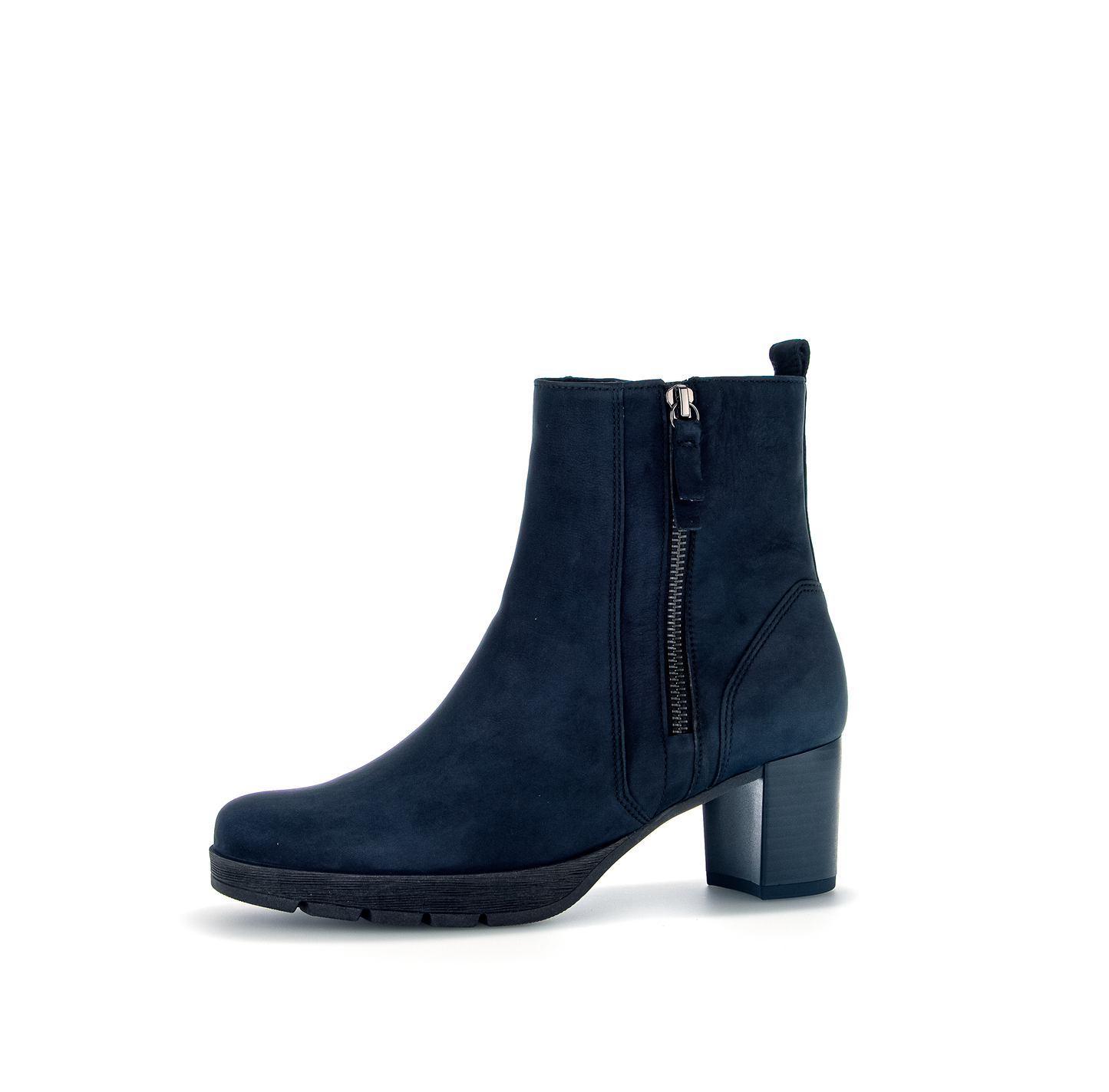 Gabor 32.073.46 Comfort Navy Suede Ankle Boots