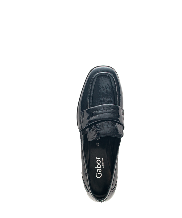 Gabor 32.434.86 Comfort G Fit Navy Slip On Loafers