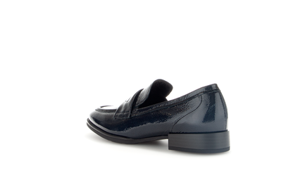 Gabor 32.434.86 Comfort G Fit Navy Slip On Loafers