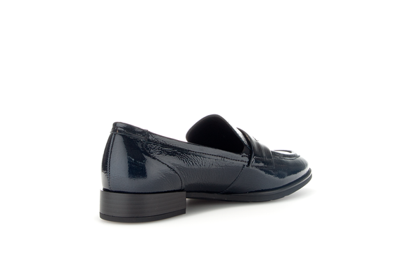 Gabor 32.434.86 Comfort G Fit Navy Slip On Loafers