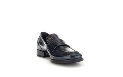 Gabor 32.434.86 Comfort G Fit Navy Slip On Loafers