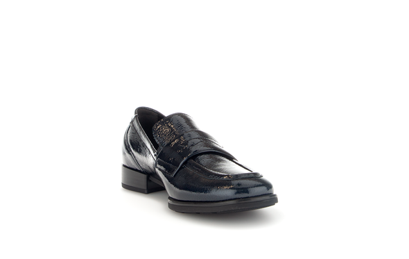 Gabor 32.434.86 Comfort G Fit Navy Slip On Loafers