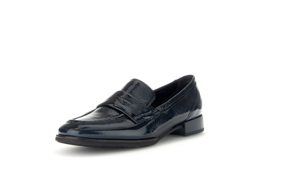 Gabor 32.434.86 Comfort G Fit Navy Slip On Loafers
