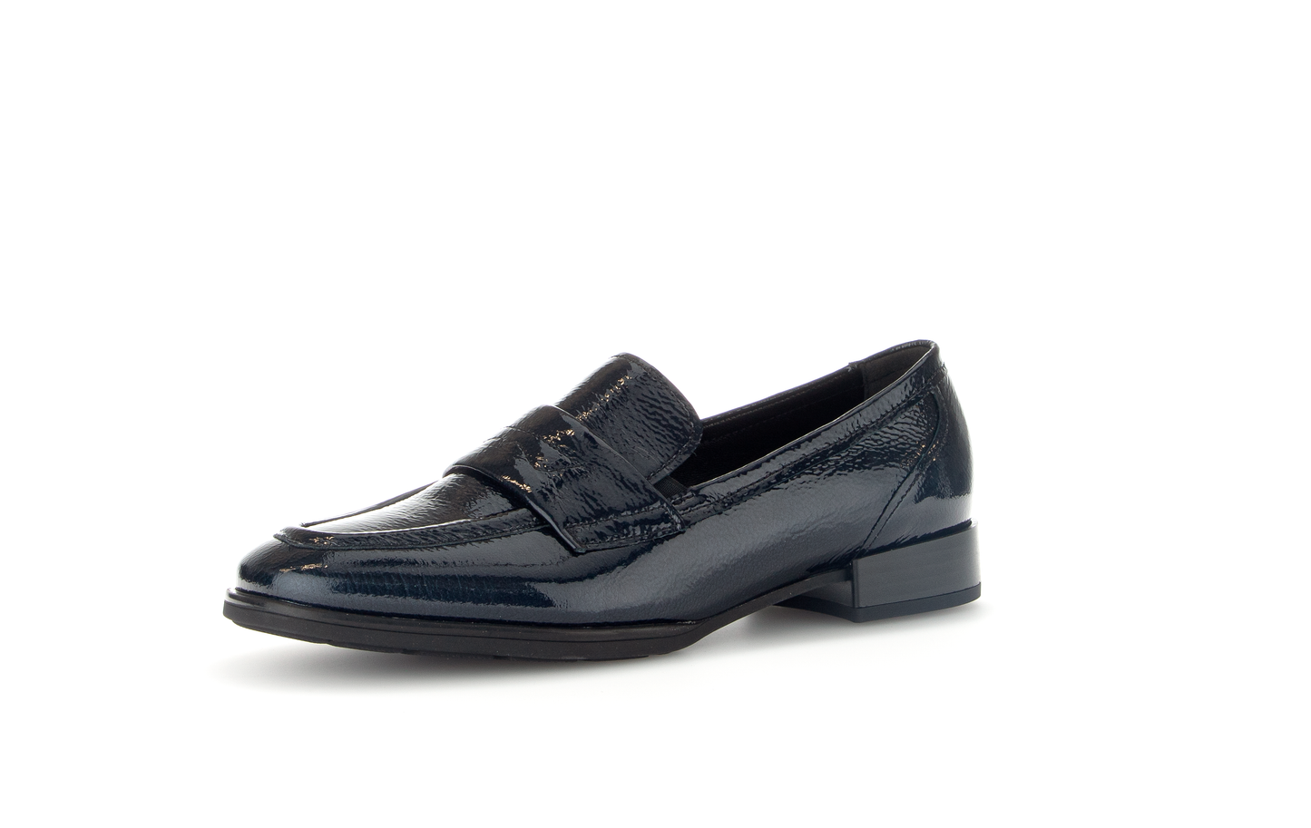 Gabor 32.434.86 Comfort G Fit Navy Slip On Loafers