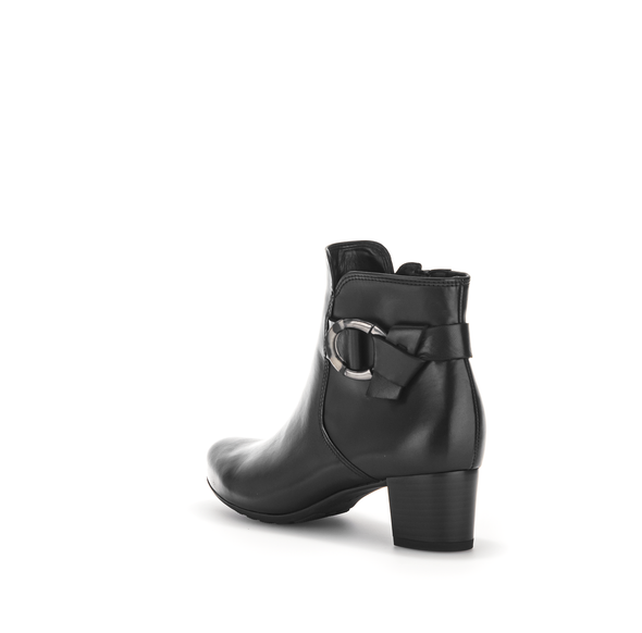 Gabor 32.824.57 Comfort G Fit Black Ankle Boots