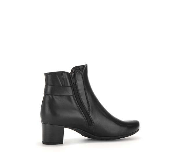 Gabor 32.824.57 Comfort G Fit Black Ankle Boots
