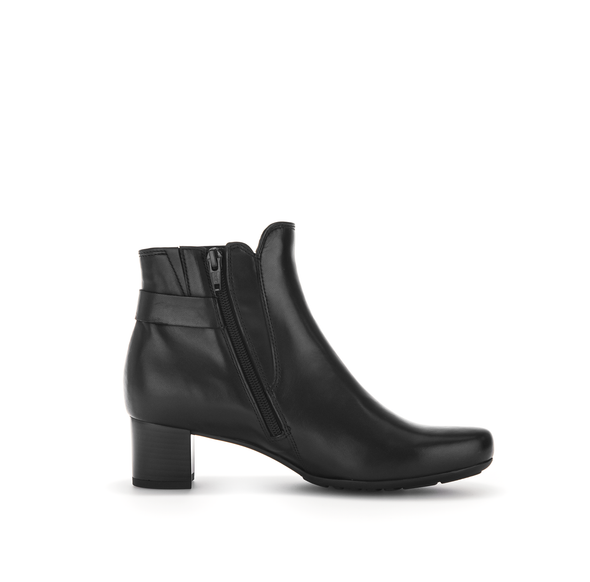 Gabor 32.824.57 Comfort G Fit Black Ankle Boots