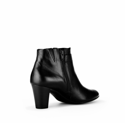 Gabor 32.961.27 Comfort Black Heel Ankle Boots