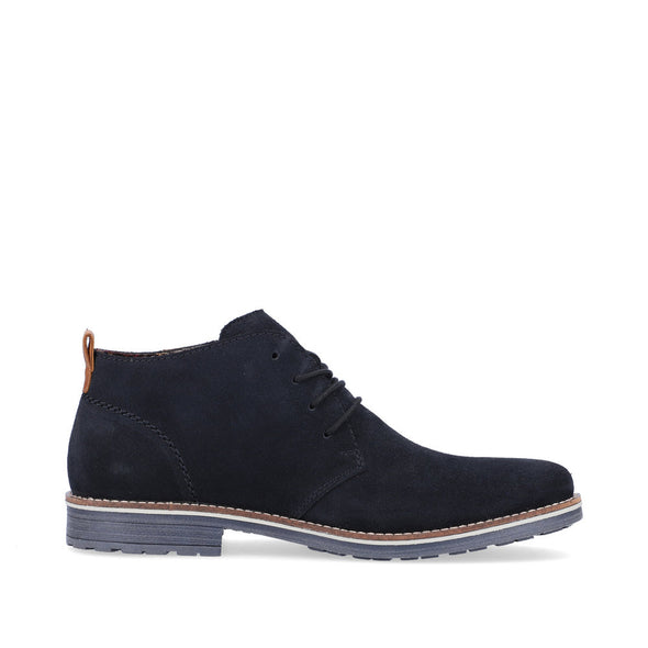 Rieker 33206-14 Navy Blue Lace Boots