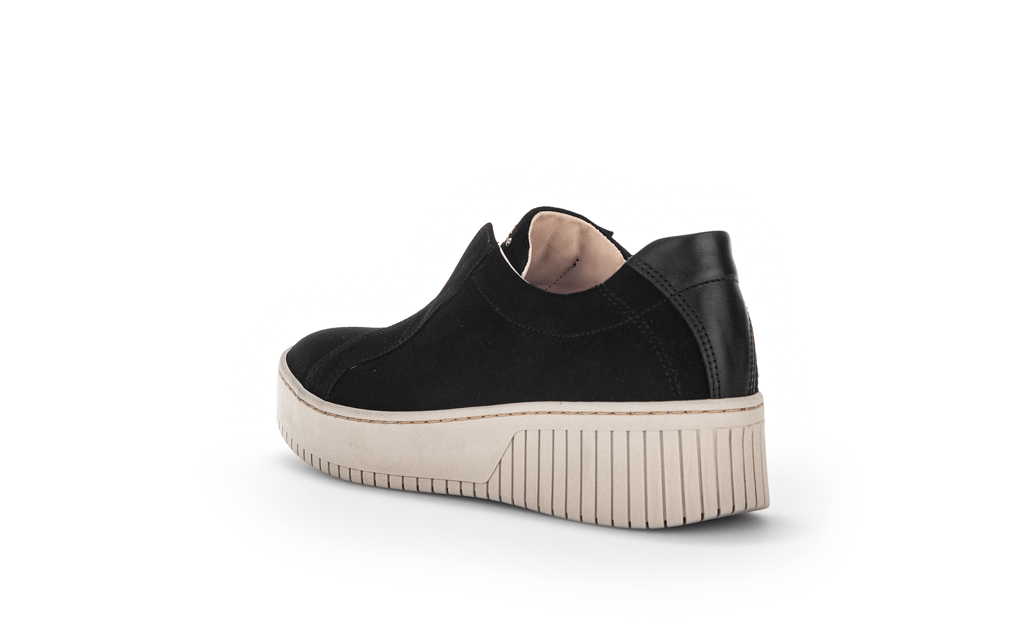 Gabor 33.231.17 Black Slip On Diamonte Trainers