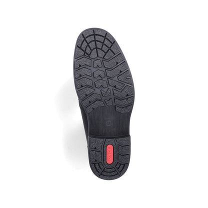 Rieker TEX 33452-00 Black Zip Boots with Lambswool Lining