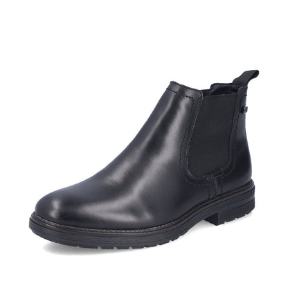 Rieker TEX 33484-00 Black Chelsea Boots