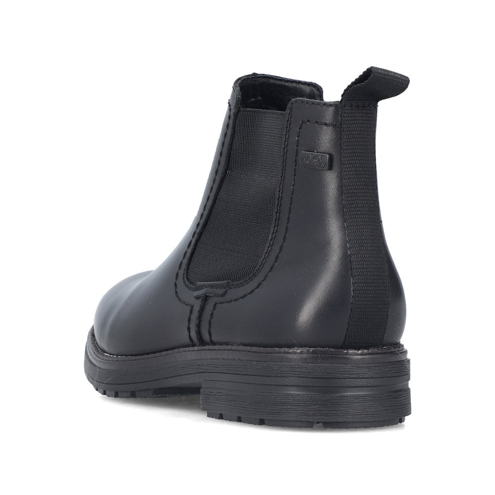 Rieker TEX 33484-00 Black Chelsea Boots