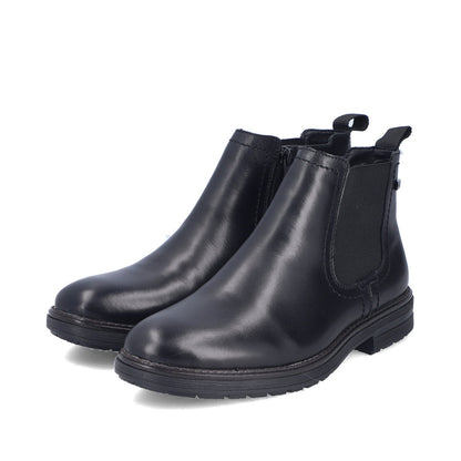 Rieker TEX 33484-00 Black Chelsea Boots