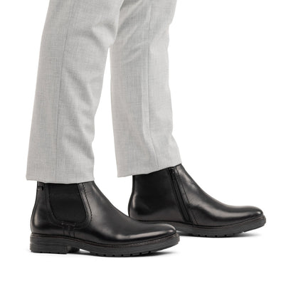 Rieker TEX 33484-00 Black Chelsea Boots