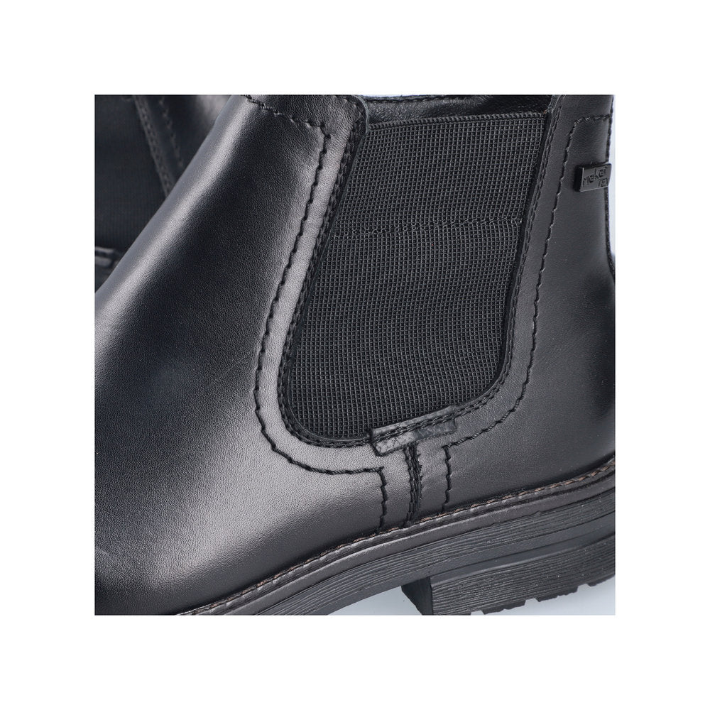 Rieker TEX 33484-00 Black Chelsea Boots