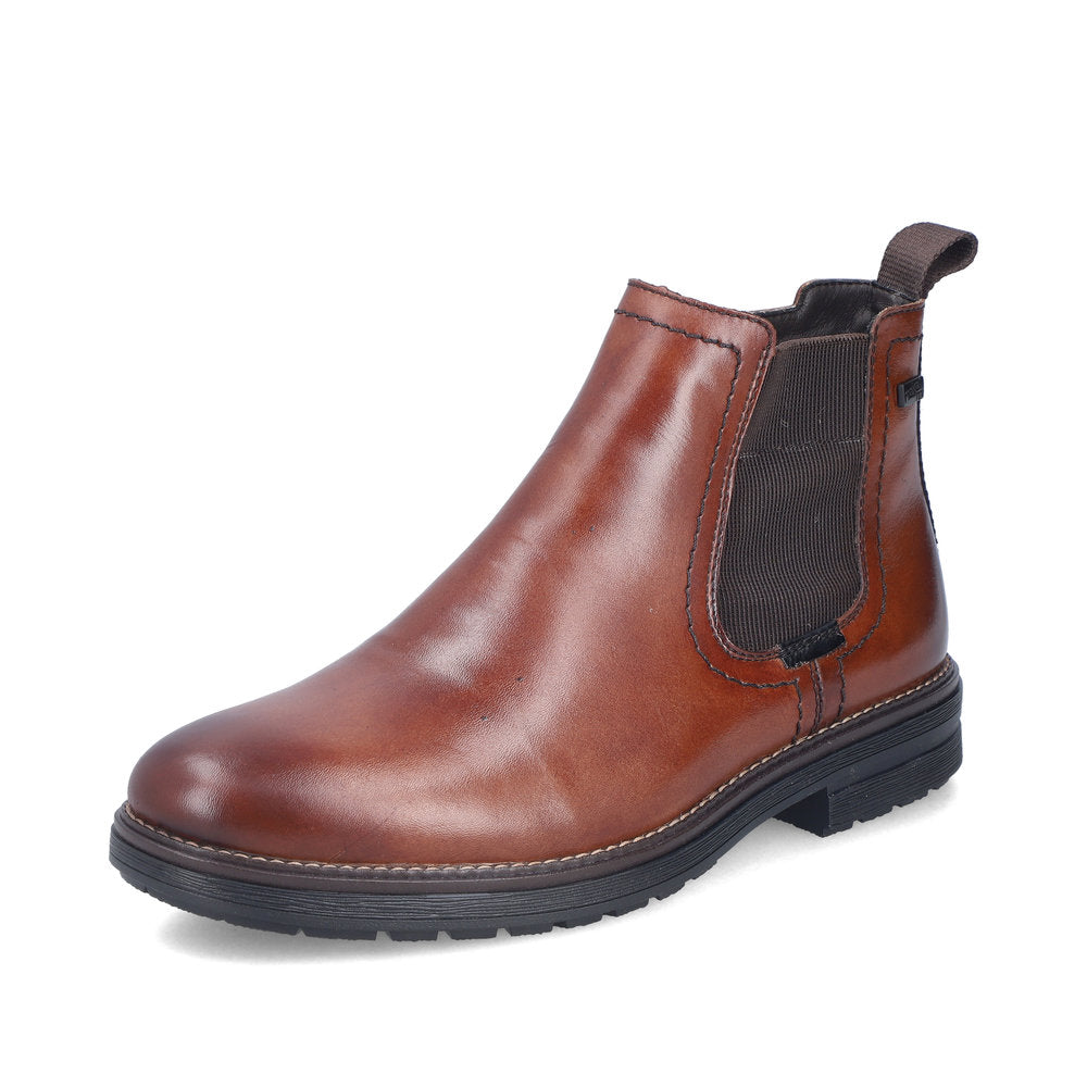 Rieker TEX 33484-25 Brown & Black Chelsea Boots