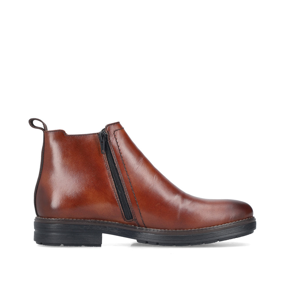 Rieker TEX 33484-25 Brown & Black Chelsea Boots
