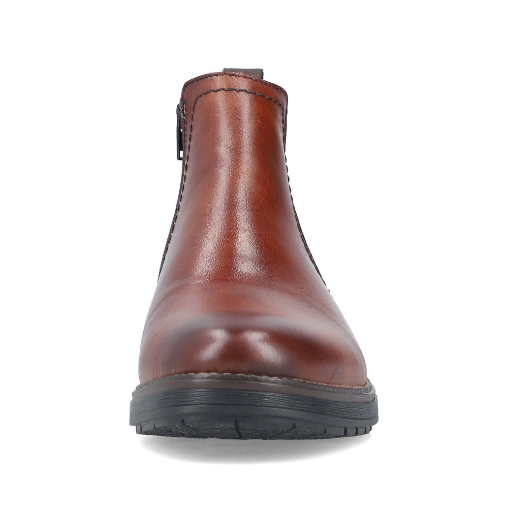 Rieker TEX 33484-25 Brown & Black Chelsea Boots