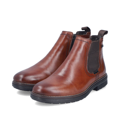 Rieker TEX 33484-25 Brown & Black Chelsea Boots